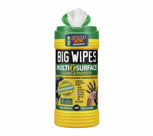 Big Wipes, 4 x 4 multi-surface Pro+